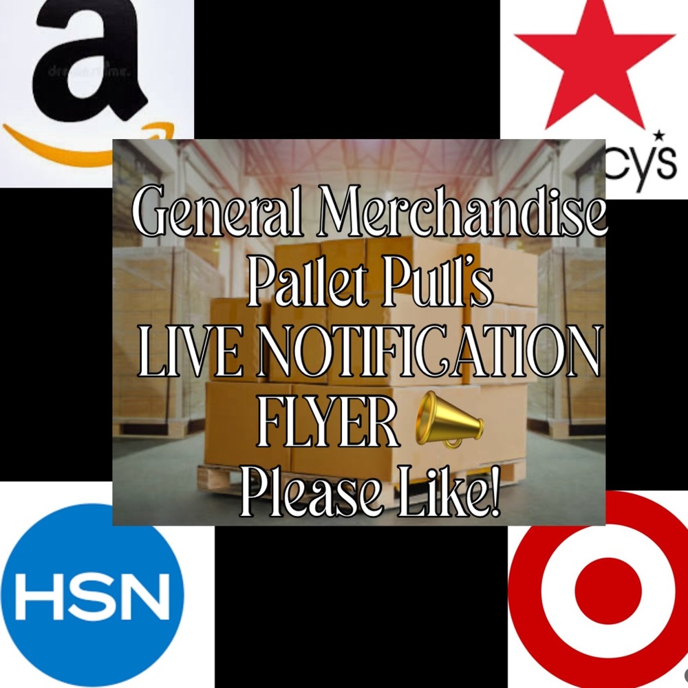 NEW GENERAL MERCHANDISE LIVE NOTIFICATION FLYER🎉